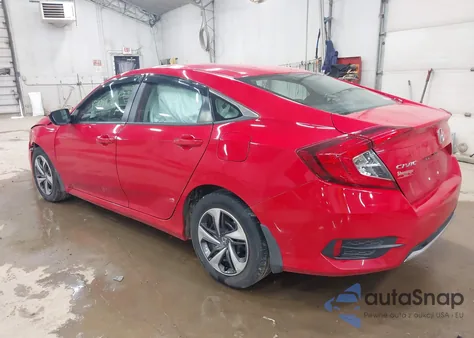 2020 Honda Civic Lx из США, поврежденный, VIN 2HGFC2F6XLH551000